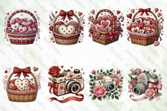 Watercolor Retro Valentine Sublimation Product Image 2