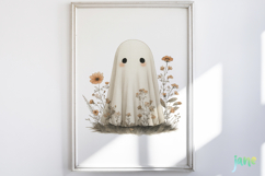 Vintage Fall Ghost Sublimation Product Image 5