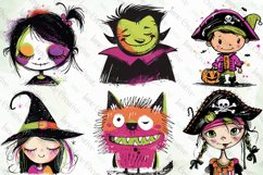 Halloween Doodles Sublimation Clipart Product Image 5