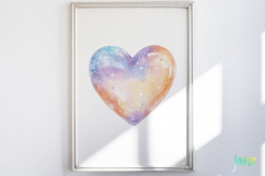 Cute Pastel Heart Clipart Product Image 2