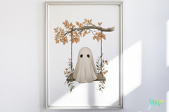 Vintage Fall Ghost Sublimation Product Image 5