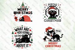 Black Cats Quotes Sublimation Clipart Product Image 2