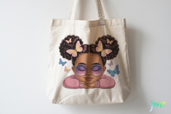 Cute Little Black Girl Sublimation Product Image 3
