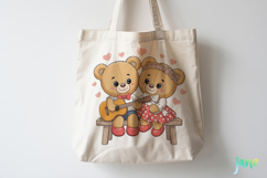 Valentine Teddy Bear Clipart Product Image 3