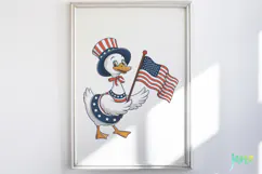 4th Of July Goose SVG PNG Product Image 5