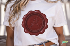 Red Wax Stamp Letter Clipart Bundle Product Image 5