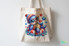 Sea Turtle 4th of July Clipart Product Image 3