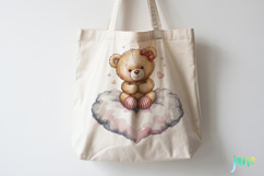 Valentine Teddy Bear Clipart Product Image 3