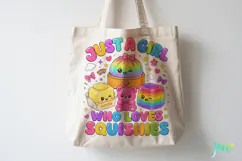 Just A Girl Who Loves Squishies Clipart Product Image 4