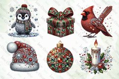 Faux Rhinestones Christmas Sublimation Product Image 5