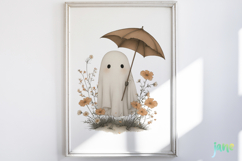 Vintage Fall Ghost Sublimation Product Image 5