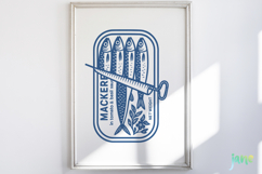 Retro Sardines SVG PNG Sublimation Product Image 5