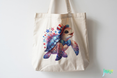 Sea Turtle 4th of July Clipart Product Image 3