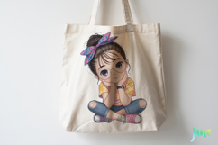 Cute Little Girl Sublimation Product Image 3