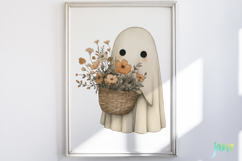 Vintage Fall Ghost Sublimation Product Image 5