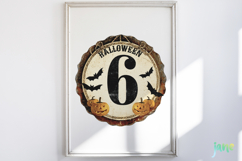 Retro Halloween Letter Clipart Product Image 5