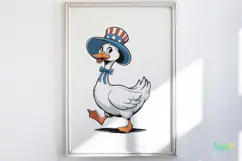 4th Of July Goose SVG PNG Product Image 5