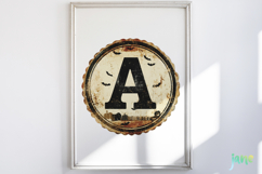 Retro Halloween Letter Clipart Product Image 5