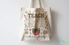Boho Teacher Hand Drawn Png Clipart Product Image 4