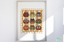 Pumpkin Autumn Coquette Bow Sublimation Product Image 5