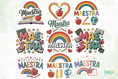 Latina Teacher Sublimation Product Image 2