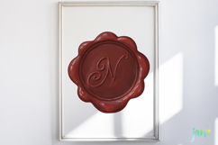 Red Wax Stamp Letter Clipart Product Image 5