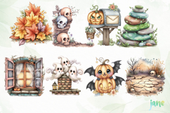 Cute Halloween Clipart Sublimation Product Image 5