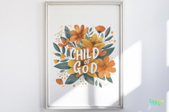 Floral Christian Png Sublimation Product Image 5