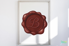 Red Wax Stamp Letter Clipart Product Image 5