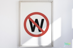 Sign Alphabet SVG PNG Sublimation Product Image 5