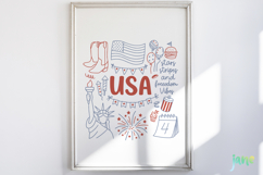 Coquette Bow 4th Of July Svg Product Image 5
