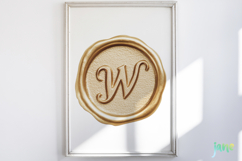 Gold Wax Stamp Letter Clipart Product Image 5