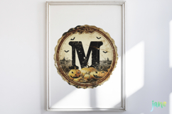 Retro Halloween Letter Clipart Product Image 5