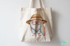 Watercolor Beach Gnome Clipart Product Image 4