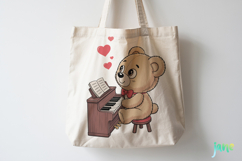 Valentine Teddy Bear Clipart Product Image 3