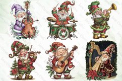 Christmas Gnome Musicians Sublimation Product Image 5