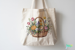 Watercolor Spring Flowers Clipart Product Image 3