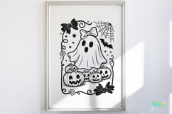 Halloween Coquette Frame SVG PNG Product Image 5