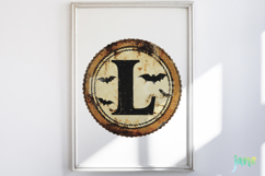 Retro Halloween Letter Clipart Product Image 5