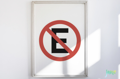 Sign Alphabet SVG PNG Sublimation Product Image 5