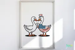 4th Of July Goose SVG PNG Product Image 5