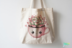 Valentine Succulent Pots PNG Product Image 3