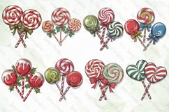 Christmas Candy Sublimation Clipart Product Image 5