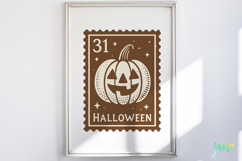 Halloween Postage Stamp SVG Product Image 5