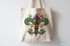 Mardi Gras Watercolor Clipart Product Image 3
