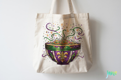 Mardi Gras Watercolor Clipart Product Image 3