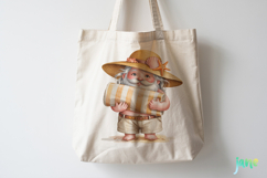 Watercolor Beach Gnome Clipart Product Image 4