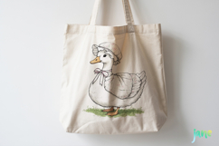 Vintage Goose Clipart Product Image 2