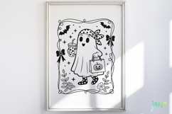 Halloween Coquette Frame SVG PNG Product Image 5