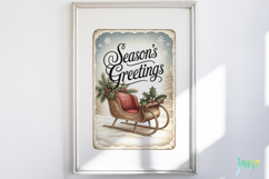 Retro Christmas Quotes Labels Product Image 5
